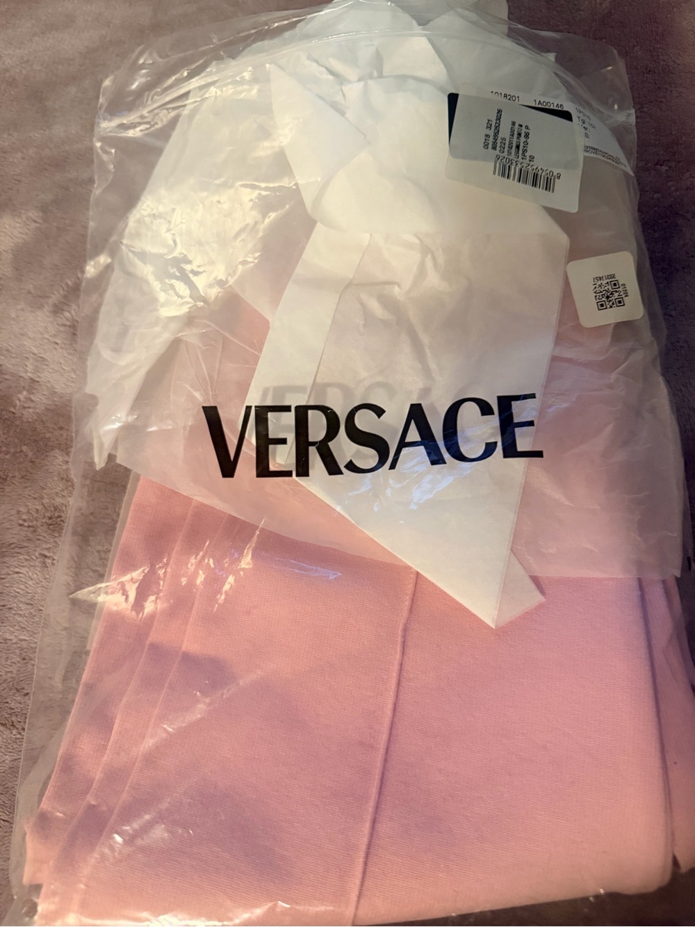 Versace Kids Pink Bottoms